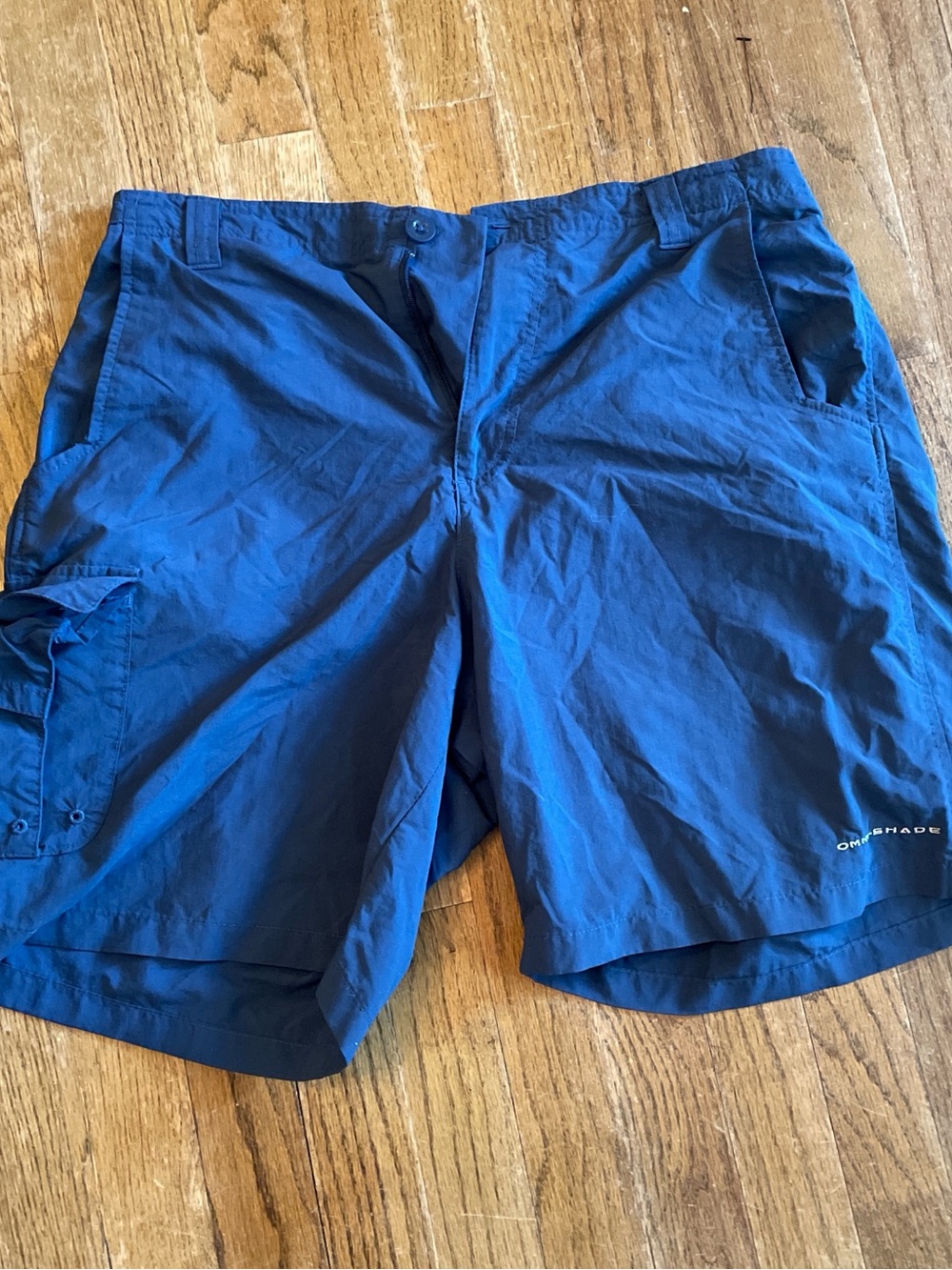 Columbia Men's Blue Cargo Size Medium Shorts